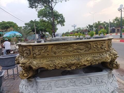 Chậu betong bầu dục TL05