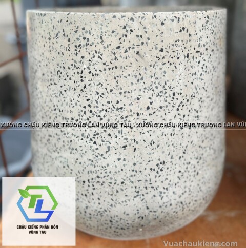 Chậu Đá Mài Lu Bo Đáy 34-39Cm