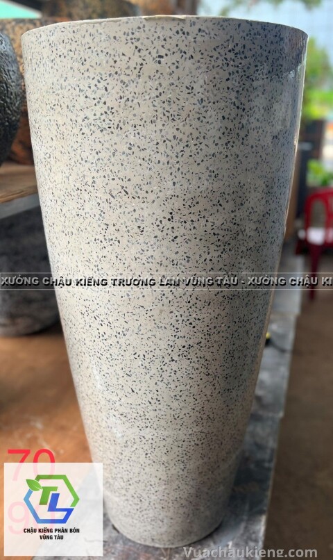 Chậu Đá Mài Ống Vát Đáy