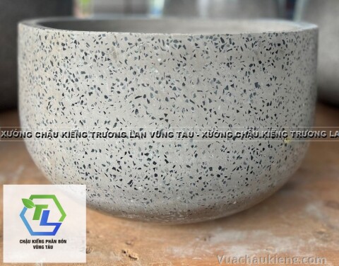 Chậu Đá Mài Tô Tròn 34-27cm