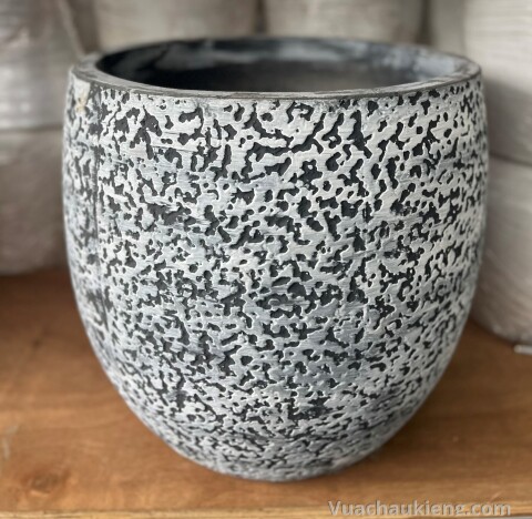 Chậu Lu Tròn Vân Rối