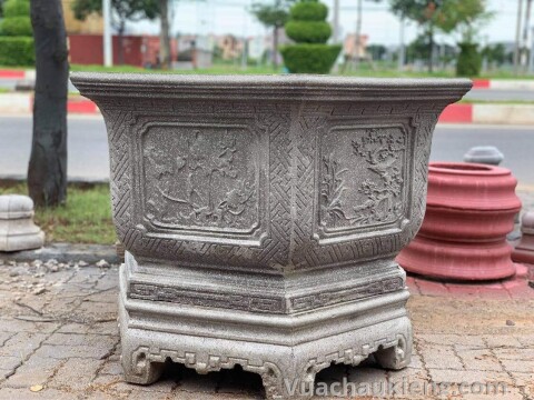 Chậu lục giác 1m