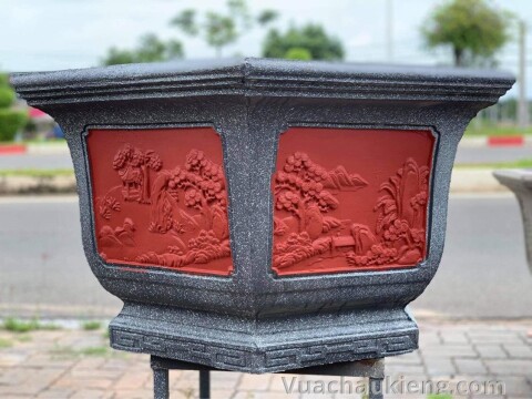 Chậu lục giác đường kính 87cm