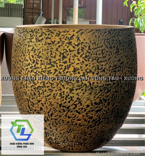 Chậu Trứng Tròn Vân Rối