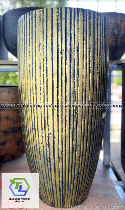 Chậu Xi Măng Đầu Đạn HV Dọc